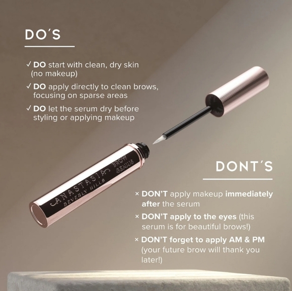 Anastasia Beverly Hills ✨️Brow Genius✨️ Conditioning Brow Serum, 0.12Fl.Oz. NWT - Picture 6 of 9